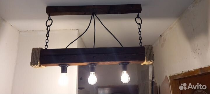 Люстры, бра, столы в стиле лофт, на заказ