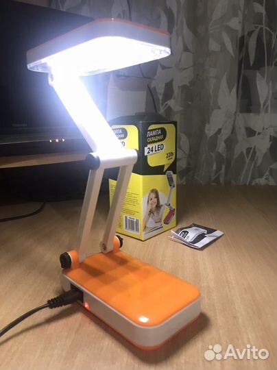 Лампа настольная складная