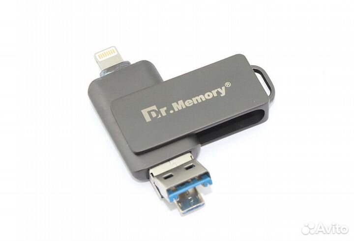 Флешка USB Dr. Memory 051 8Гб, USB 3.0, черный