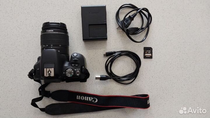 Зеркальный фотоаппарат canon 200D