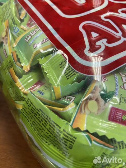 Леденцы карамельные с имбирём