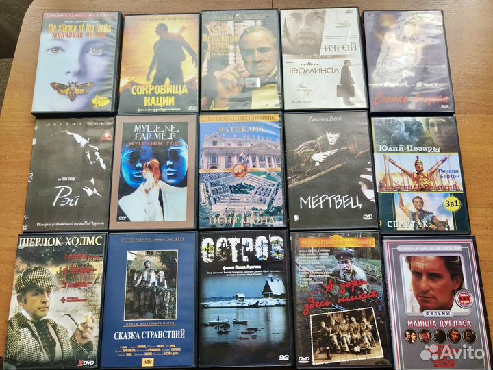 DVD диски разные