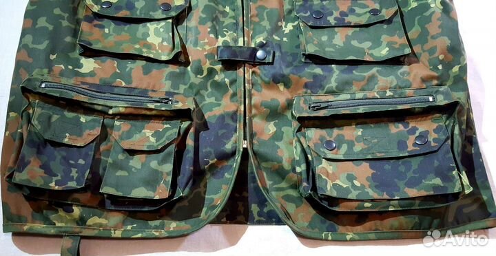 Men's vest by Mil-Tec flecktarn bundeswehr, new,XL