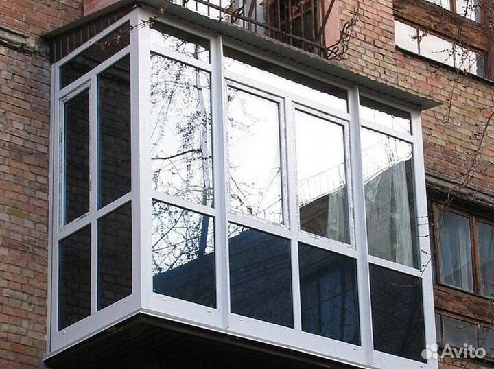 Остекление балконов и лоджий в рассрочку D1435