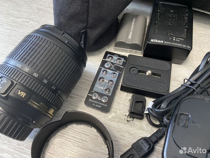 Новый Фотоаппарат Nikon,пульт управ.,штатив+сумки