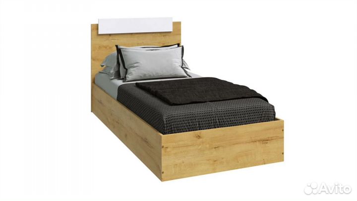 Кровать односпальная 90х200 / Гарантия 12 мес