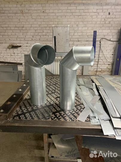 Удлиненный отвод (угол, колено) 90*