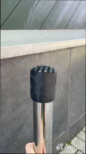 Лестница телескопическая усиленная 2,3м металличес