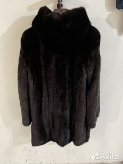 Шуба норка цельная р-р 44-46