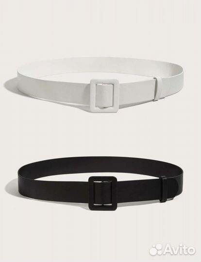 Ремни и пояса женские белый цвет
