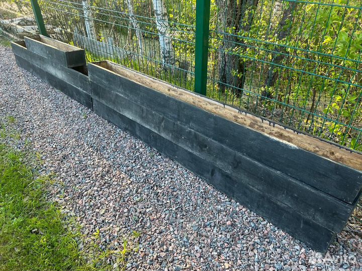 Ящики для цветов деревянные