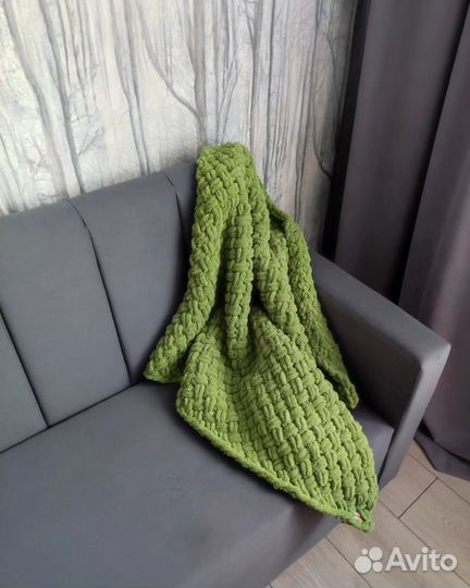 Вязанный плед