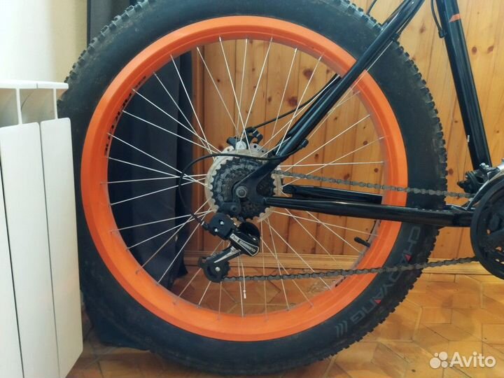 Велосипед фэтбайк Black One Monster d-26 20