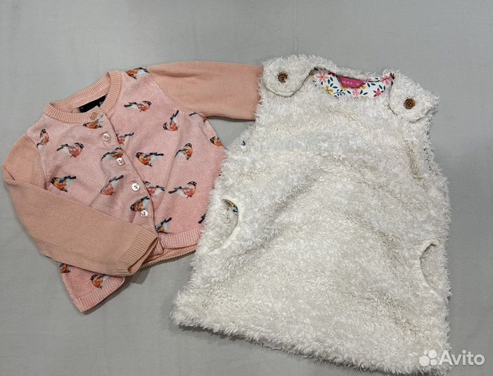 Одежда на девочку 12 мес (80 см)