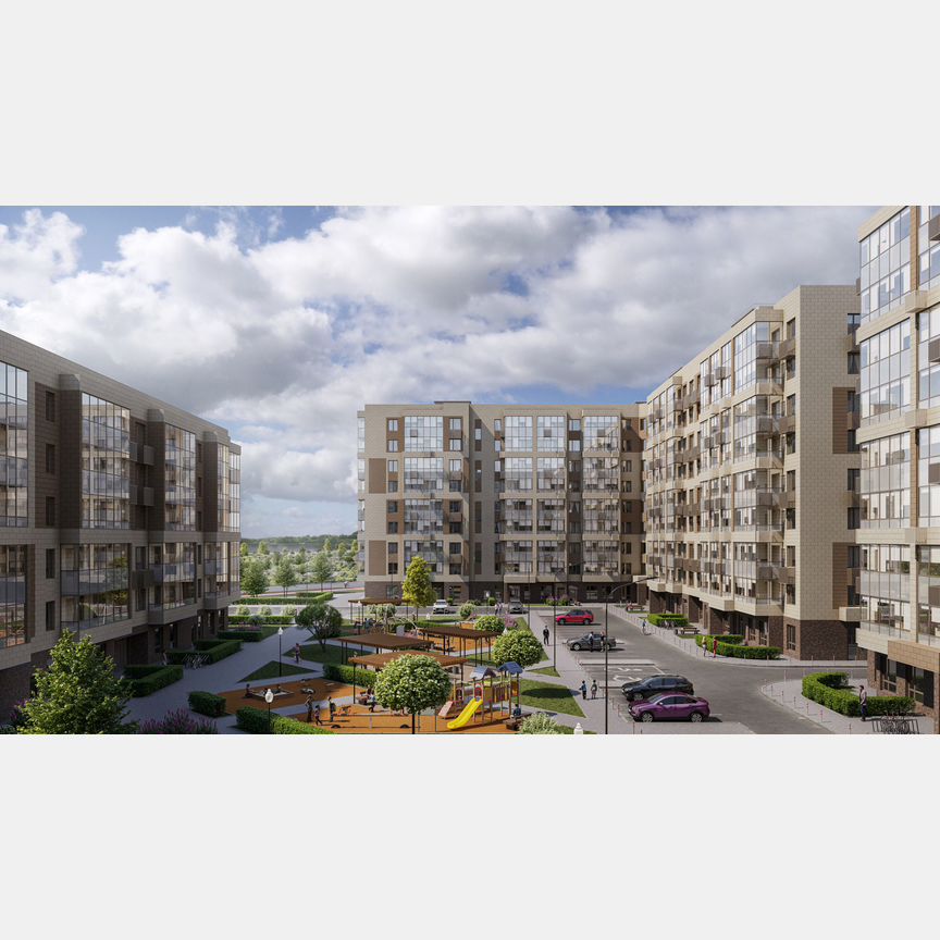 1-к. квартира, 45,4 м², 8/9 эт.