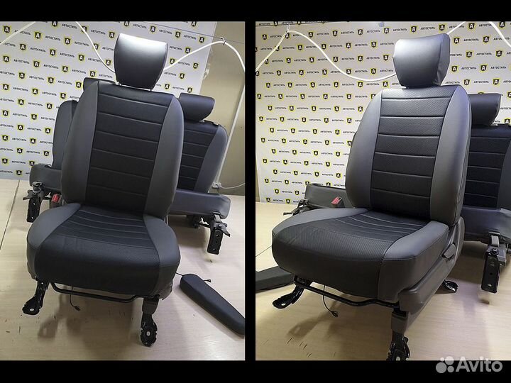 Чехлы на Ford Focus (2 и 3 поколение) (экокожа+аль