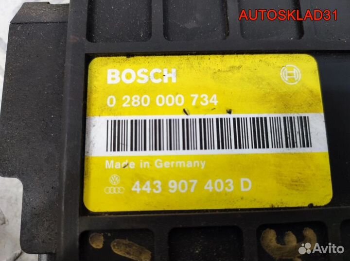 Блок эбу Audi 80 B3 443907403D 1,8 Бензин