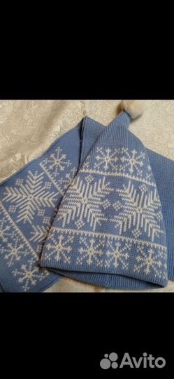 Шапочка шарф детская