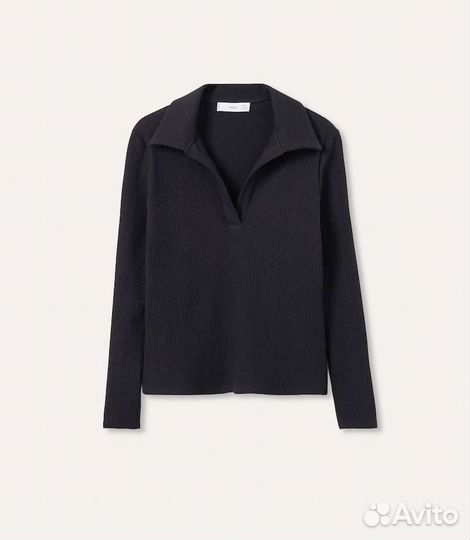 Поло в рубчик 46