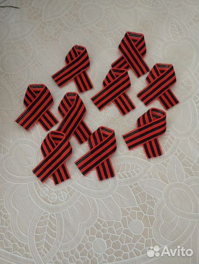 Георгиевская лента из бисера