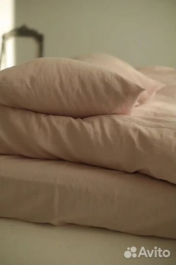 Постельное 2-спальное Зефир, умягченный лен