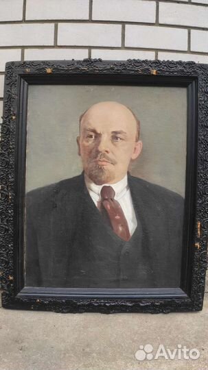 Портрет В. И. Ленин, живопись