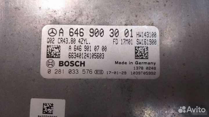 Блок управления Mercedes Sprinter W909 A6469003001