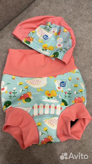 Подгузники трусики для плавания с шапочкой