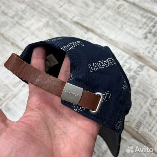 Кепка Lacoste / Лакост, оригинал, множество лого