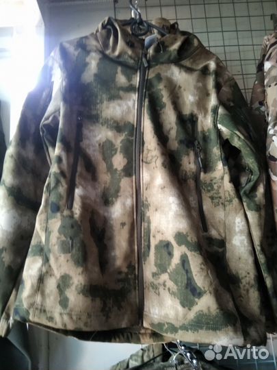 Костюм softshell софтшелл олива мох мультикам