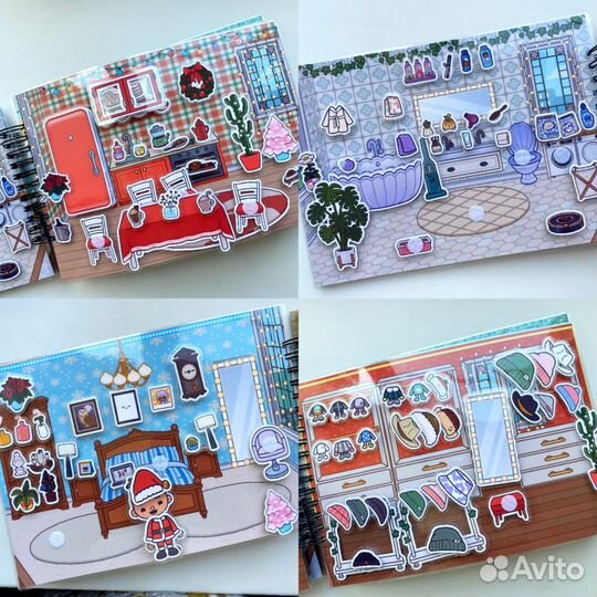 Домик для Тока бока новогодний