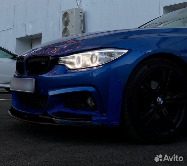 Губа переднего бампера 4 series f32/f36