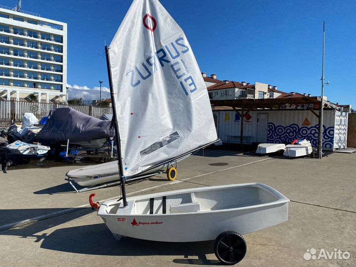 Парусный швертбот яхта Оптимист бу из Европы