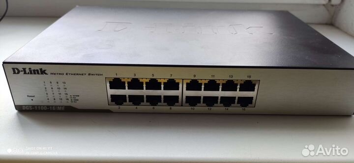Настраиваемый коммутатор DLink DGS-1100-16/ме