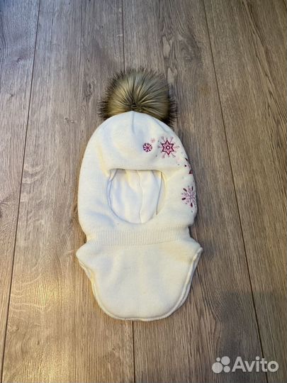 Шапка шлем для девочки