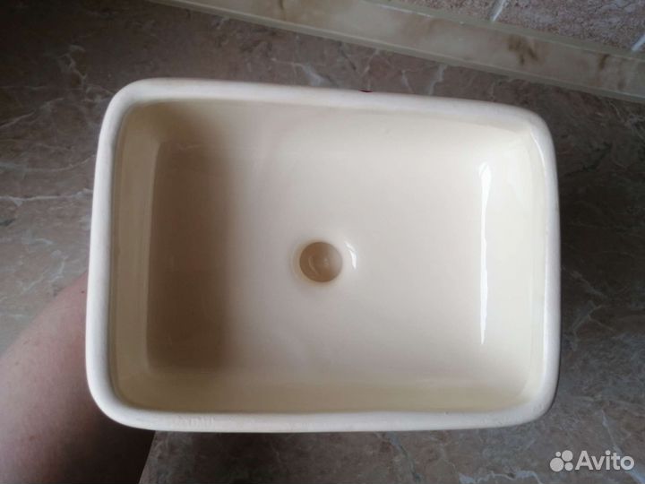 Масленка керамика 18х13,5