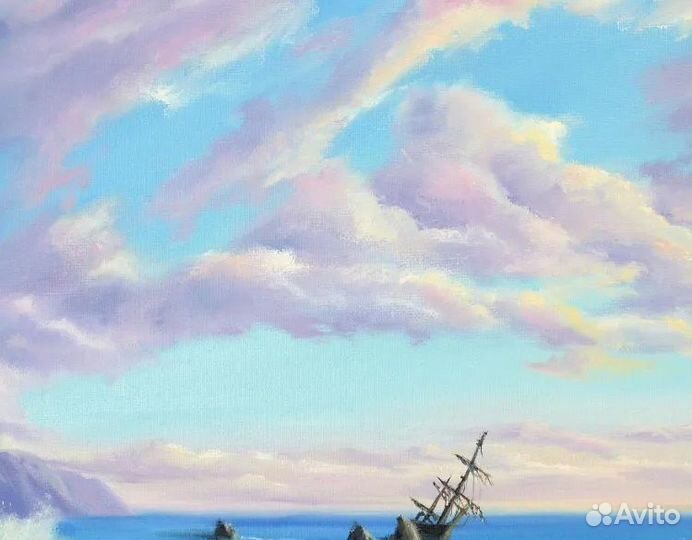 Картина маслом ручной работы 