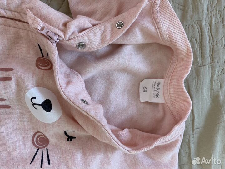 Детские вещи на девочку размер 68
