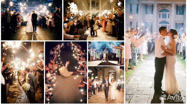 Большие бенгальские свечи 65 см