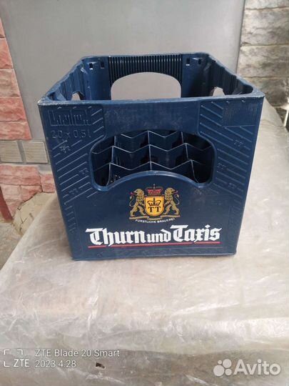 Раритетный Ящик для пивных бутылок