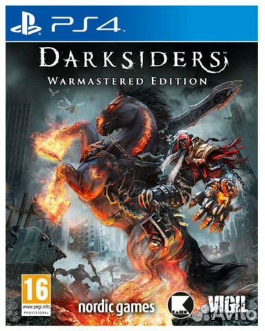 Sony PS4 диск Darksiders Warmastered Edition,новый