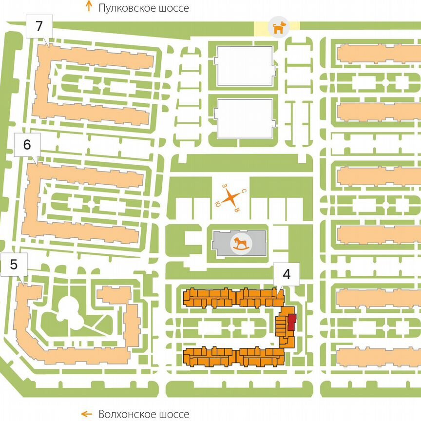 3-к. квартира, 79,4 м², 3/5 эт.