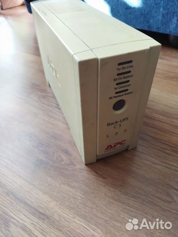 Продам бесперебойник APC Back-UPS CS 500