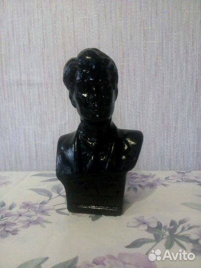 Бюст Есенина СССР материал силумин