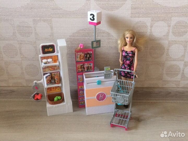 Кукла barbie супермаркет