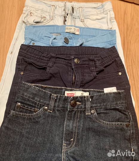 Джинсы zara, levis Цена за все