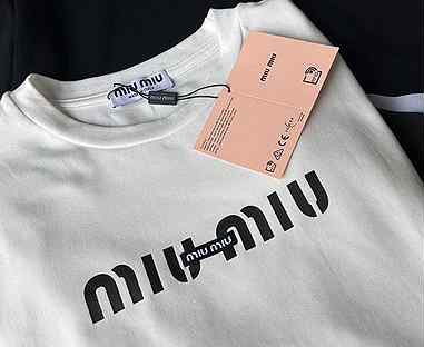 Miu Miu футболка стильная (топ 2024)