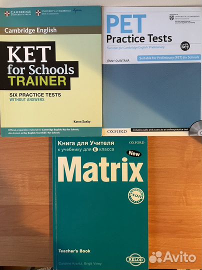 English Oxford PET Cambridge В2 KET Matrix 6