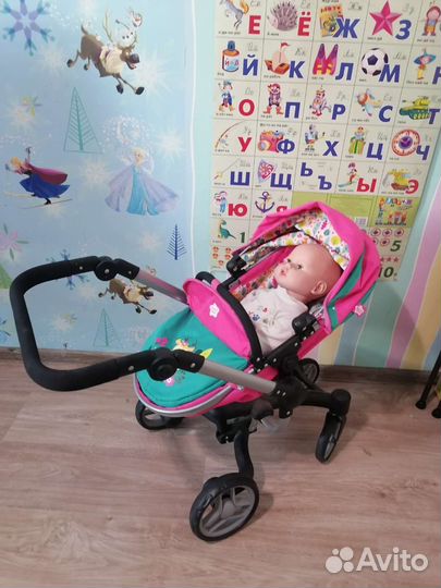 Коляска для кукол Demi star 2 в 1