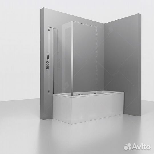 Душевой уголок Cezares Variante AH-1 140х100 Хром